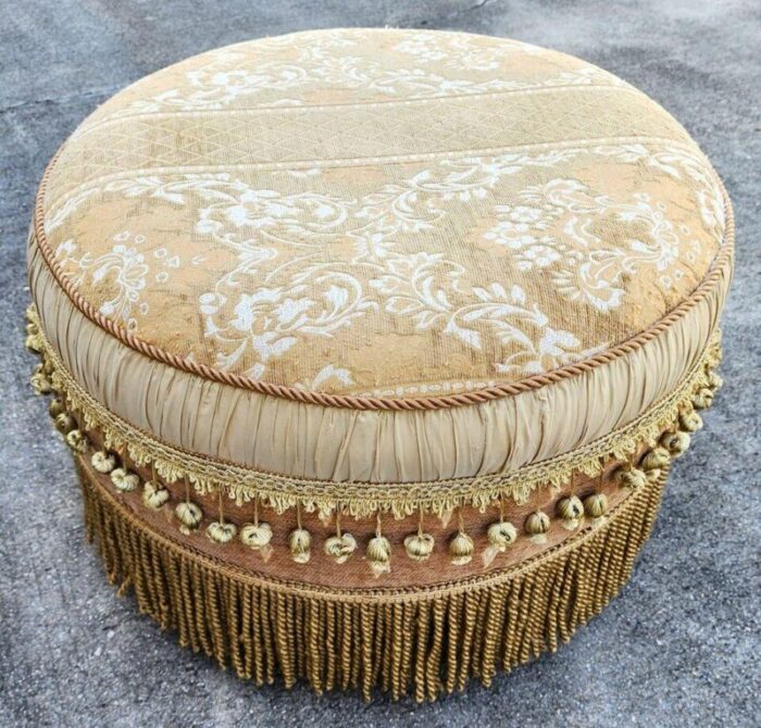 carol hicks bolton style ottoman pouf 5705