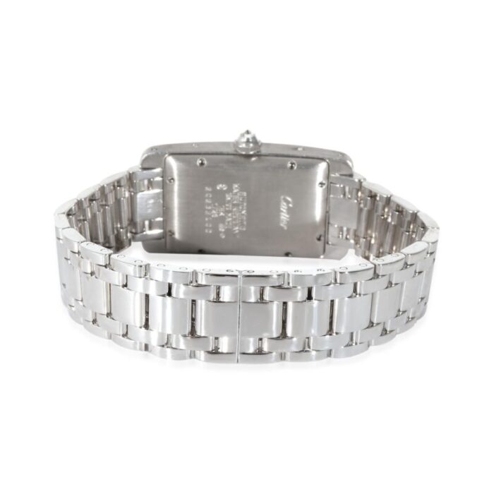 cartier tank americaine wb7026l1 unisex watch in white gold 1957