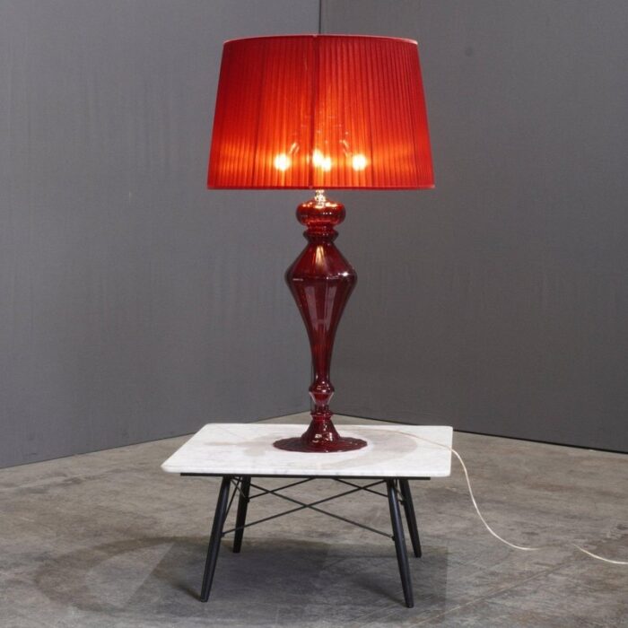 casa red murano table lamp from fendi 3