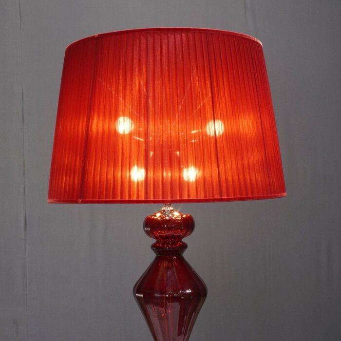 casa red murano table lamp from fendi 6