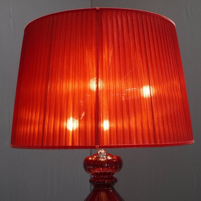 casa red murano table lamp from fendi 7