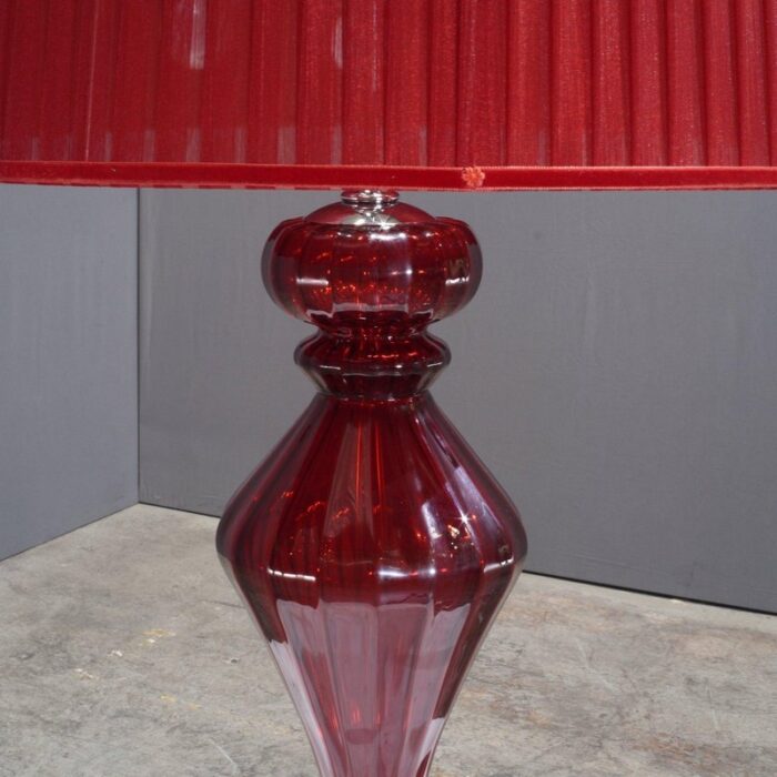 casa red murano table lamp from fendi 8