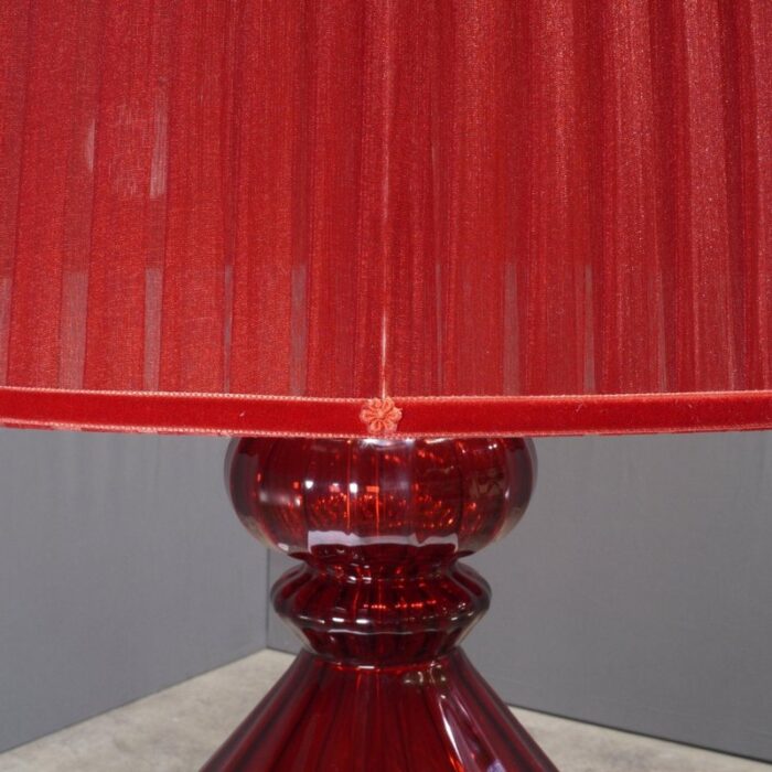 casa red murano table lamp from fendi 9