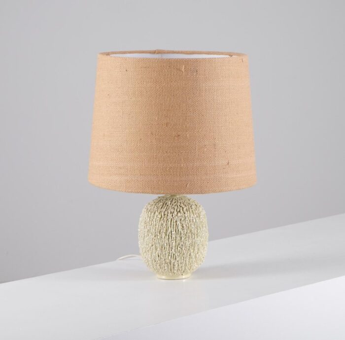 chamotte table lamp by gunnar nylund 1950s 2