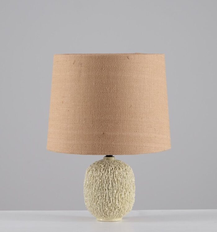 chamotte table lamp by gunnar nylund 1950s 5