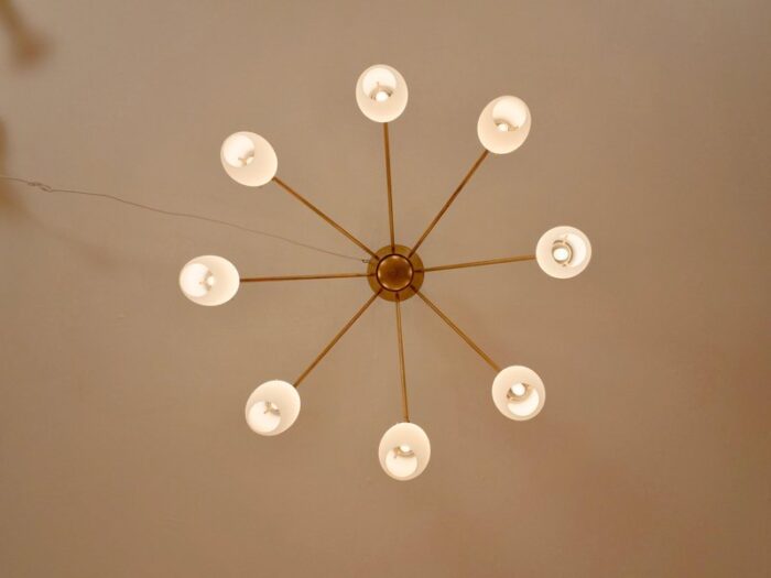 chandelier from stilnovo 1950s 7