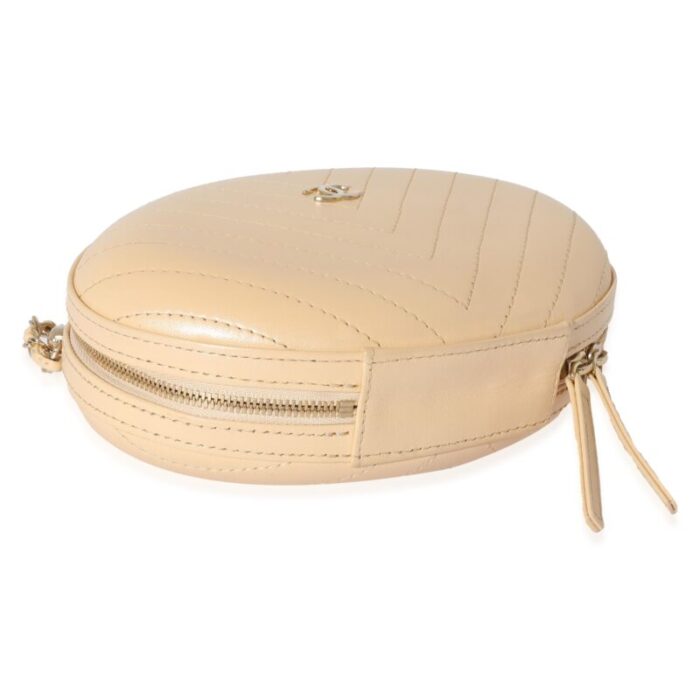 chanel beige chevron leather city evening box bag 4756