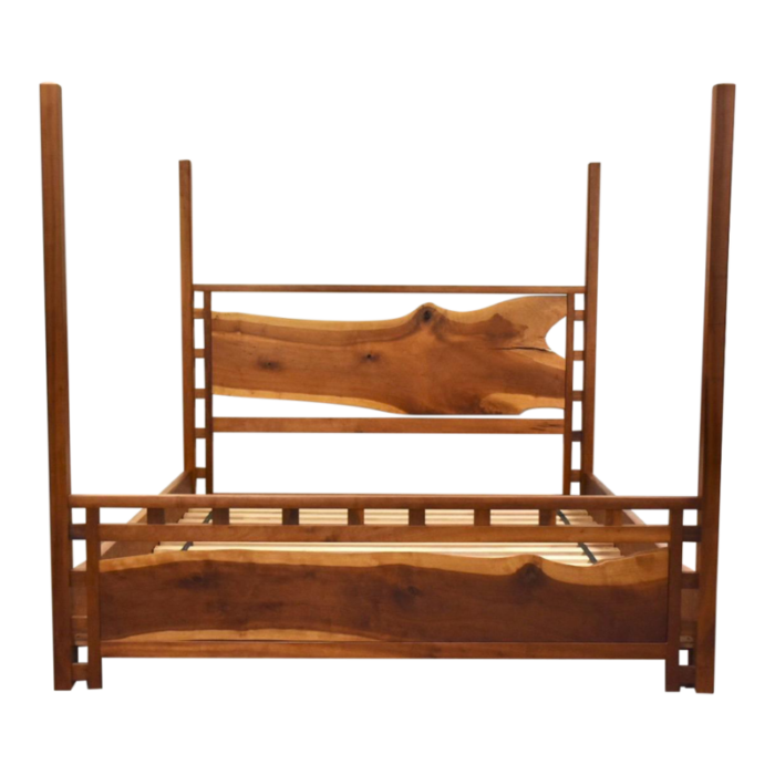 cherry live edge king bed 6815