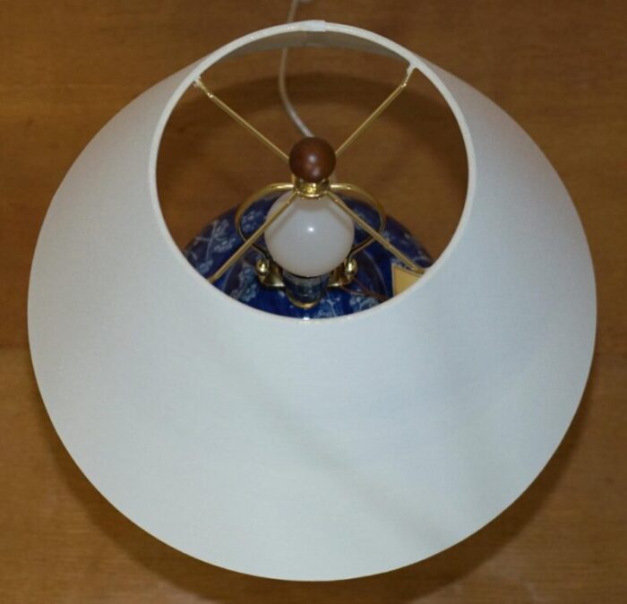 cobalt blue white chinese porcelain lamp from ralph lauren 11