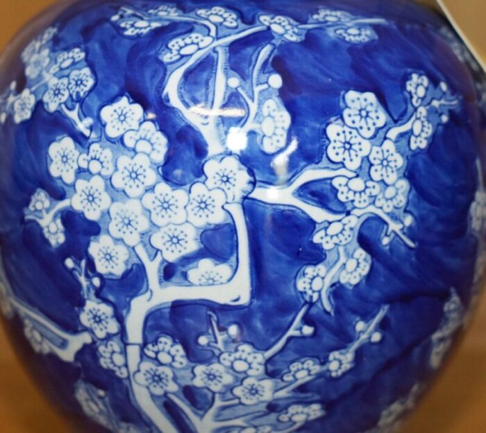 cobalt blue white chinese porcelain lamp from ralph lauren 9