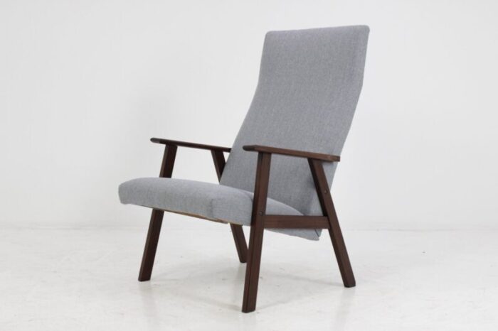 danish highback teak easy chair 1960s 1