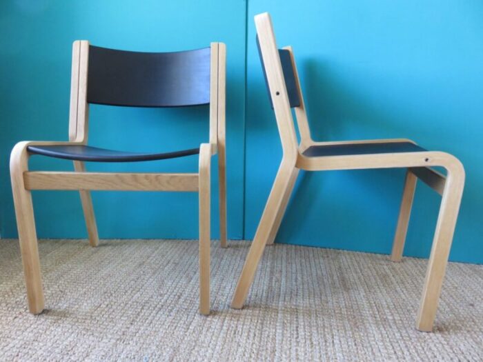 danish oak chairs by thygensen sorensen for botium 1970 set of 4 2