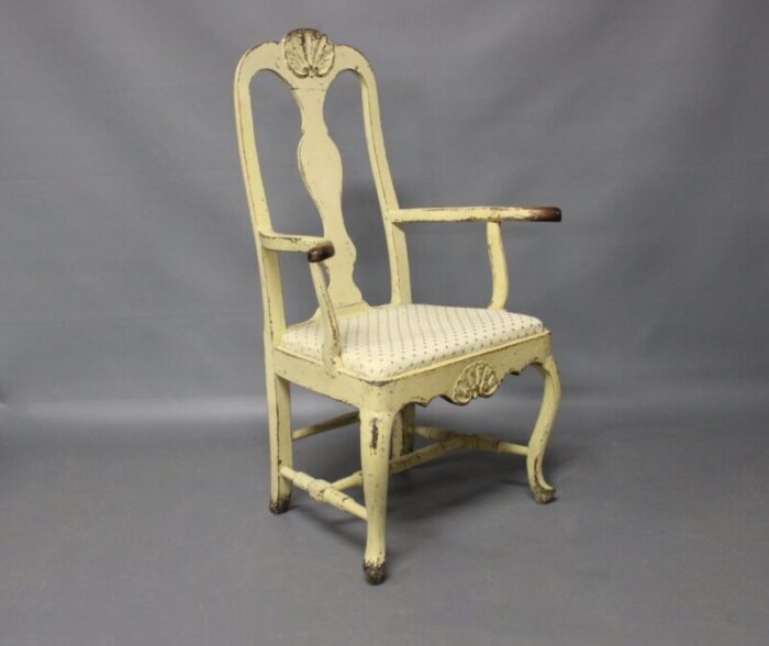 danish rococo chair 1740s 1