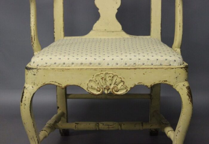 danish rococo chair 1740s 5