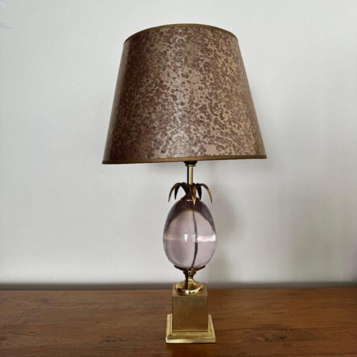 dauphin house lamp in gilded brass 1