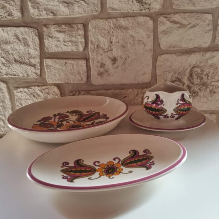 dishes from bali belgium 1970s set of 3 6056