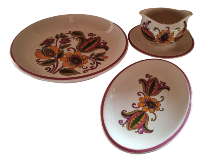 dishes from bali belgium 1970s set of 3 7535