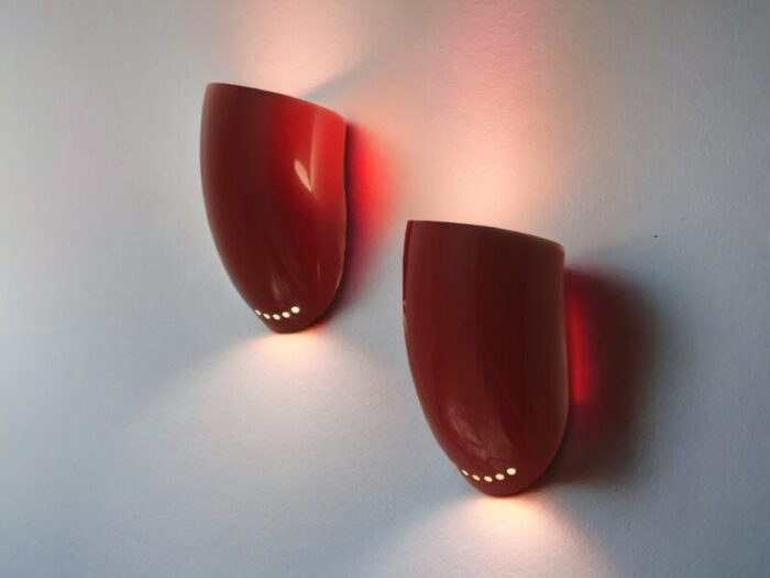 elbow wall lamps by elio martinelli for martinelli luce 1970s set of 2 1