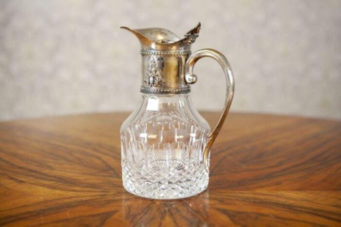 english pitcher with silver plated handle 1920s 2