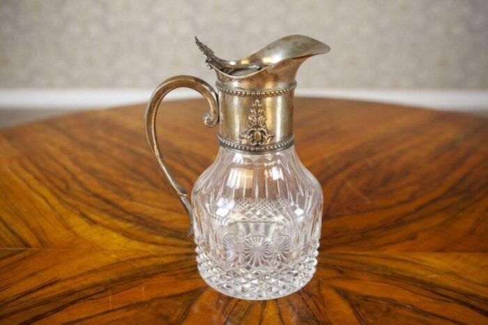 english pitcher with silver plated handle 1920s 3