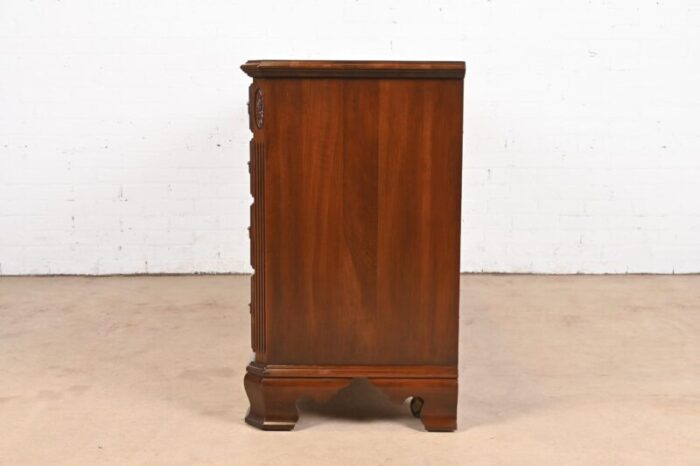 ethan allen georgian solid cherry wood dresser or credenza 5459