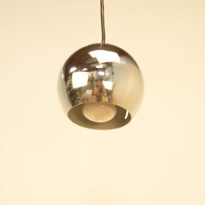 eyeball lamp in chrome 1960s 8