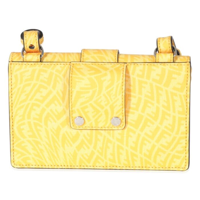 fendi x sarah coleman mimosa canvas ff vertigo baguette belt pouch 2929