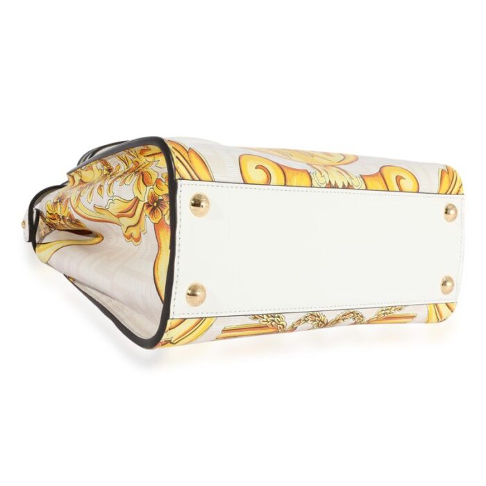 fendi x versace fendace gold baroque and white ff motif mini peekaboo 2051