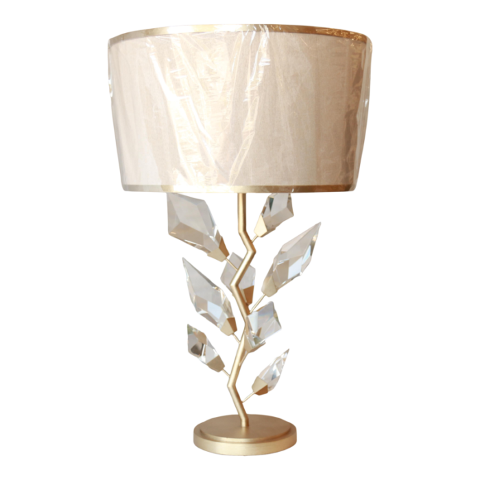 fine art foret crystal gold table lamp 3228