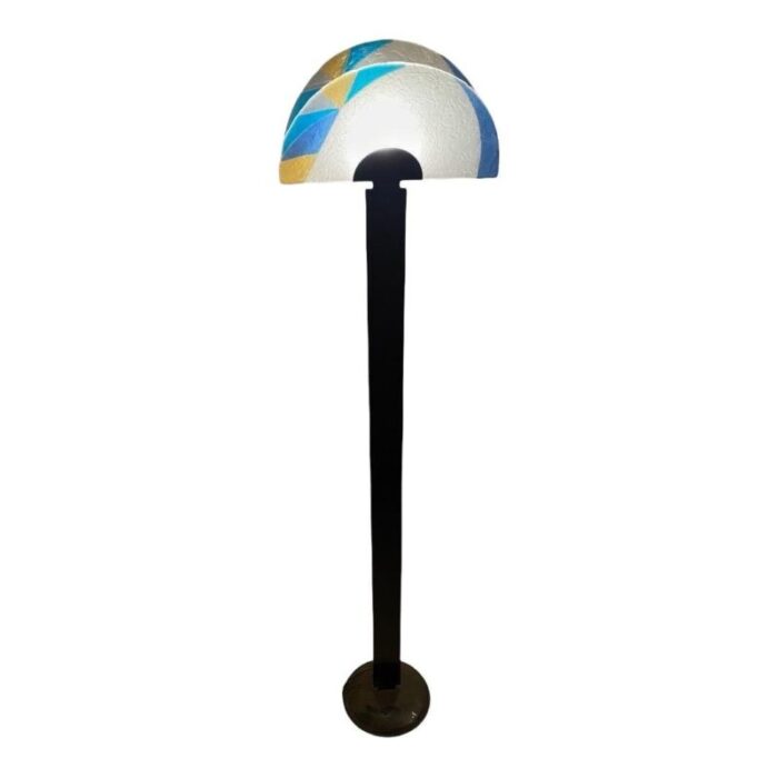 floor lamp in murano glass from vetri italy 1990s 1