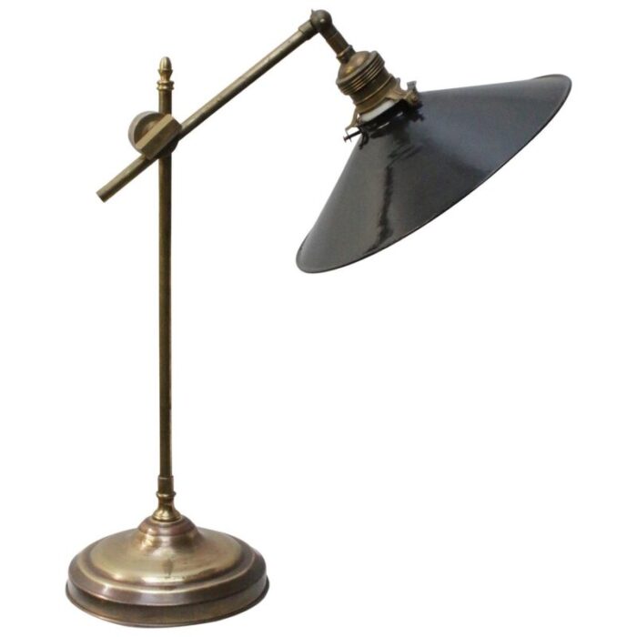 french black enamel table desk light 1