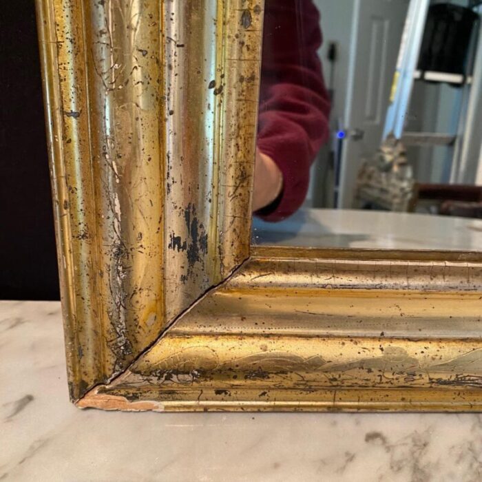 french louis philippe lemon gold 19th century mirror 8898