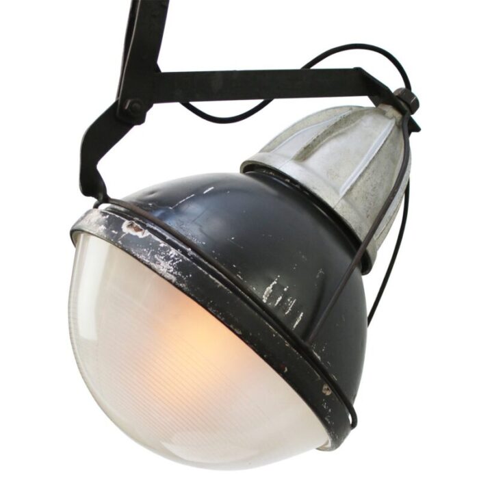 french metal frosted glass street light 5