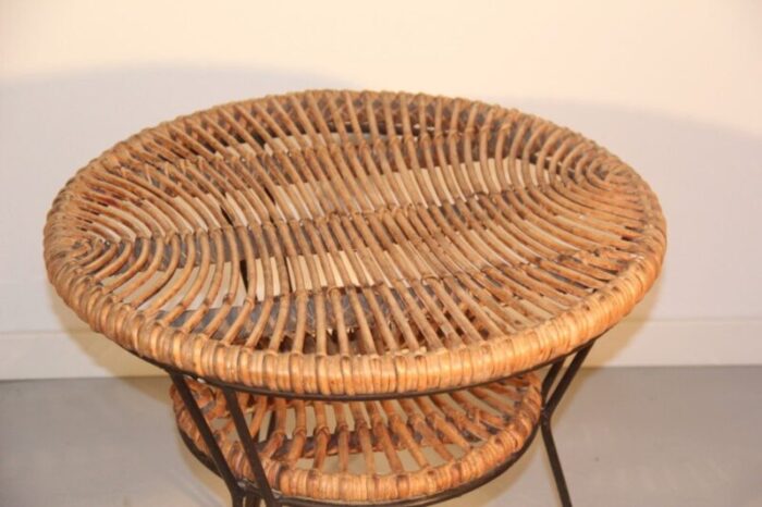 geometric bamboo metal coffee table by janine abraham dirk jan rol for edition rouger 1950s 3