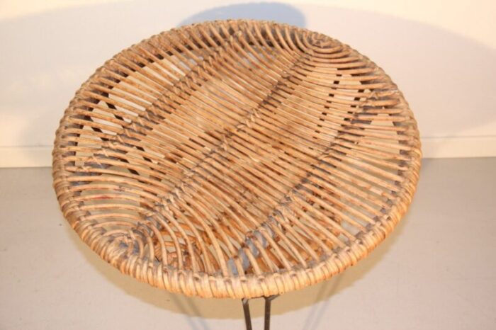 geometric bamboo metal coffee table by janine abraham dirk jan rol for edition rouger 1950s 4