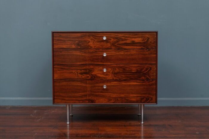 george nelson rosewood thin edge dresser for herman miller 8692