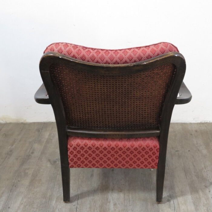 german rattan back armchair 1920s 3