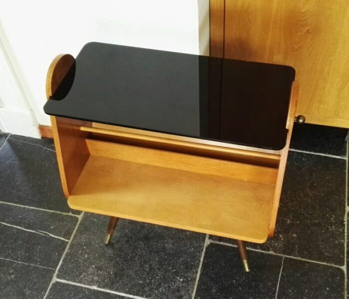 german side table with magazine rack by ilse moebel 2