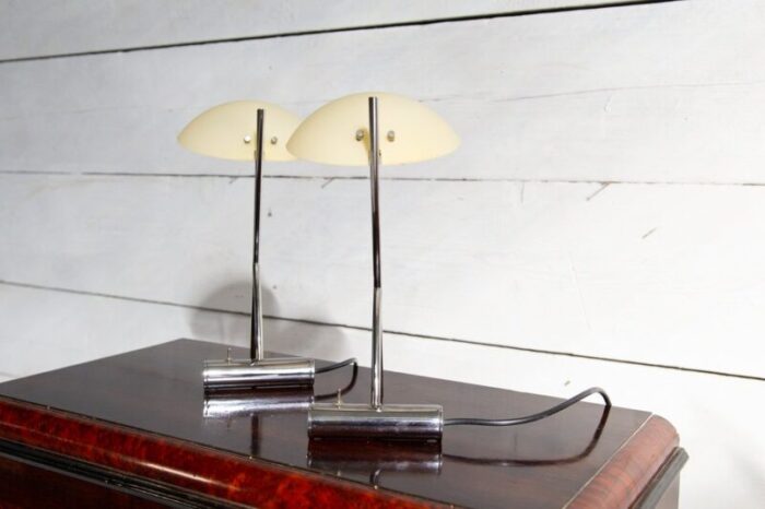 girasole table lamps in murano glass from de majo 1990s set of 2 6