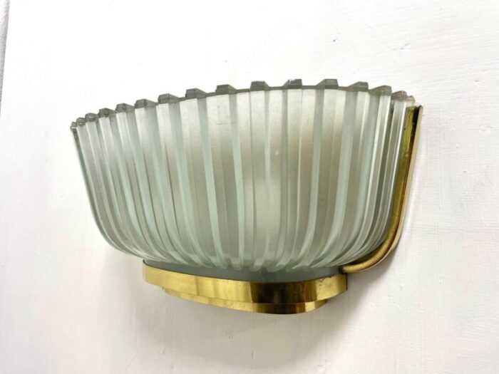 glass wall light by gianni seguso 1950s 3