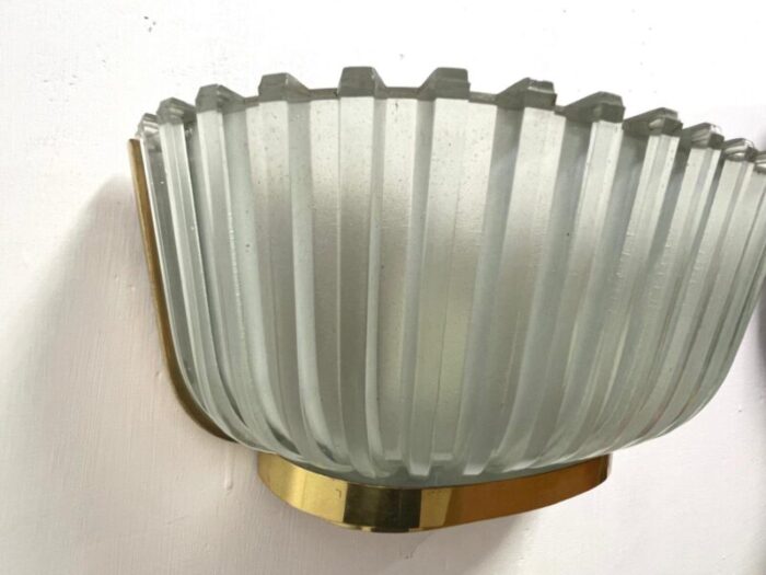 glass wall light by gianni seguso 1950s 4