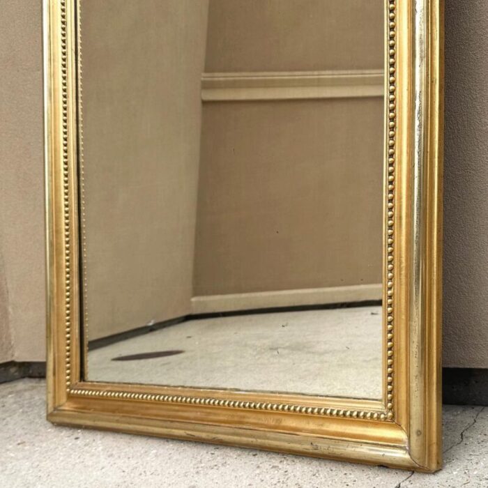 grand 19th century french louis xvi gilded mirror 1982