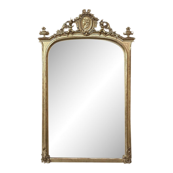 grand 19th century french napoleon iii period gilded mirror 9993