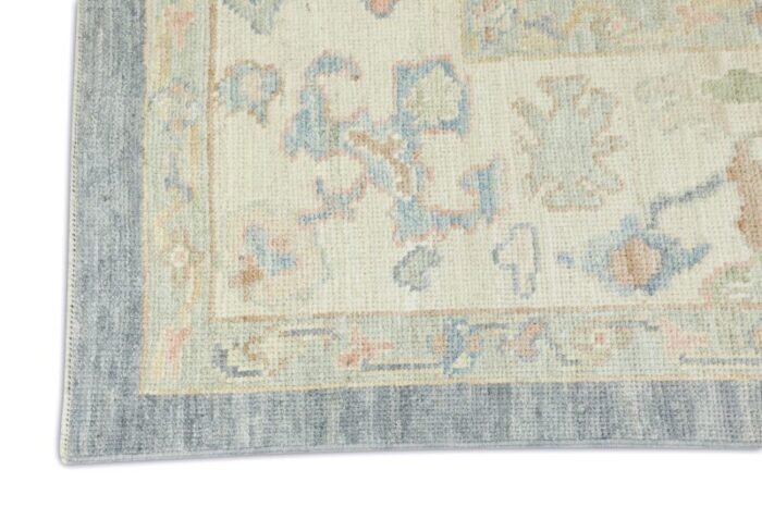 gray cloud moon mist field multicolor handwoven turkish oushak rug 82 x 910 4710