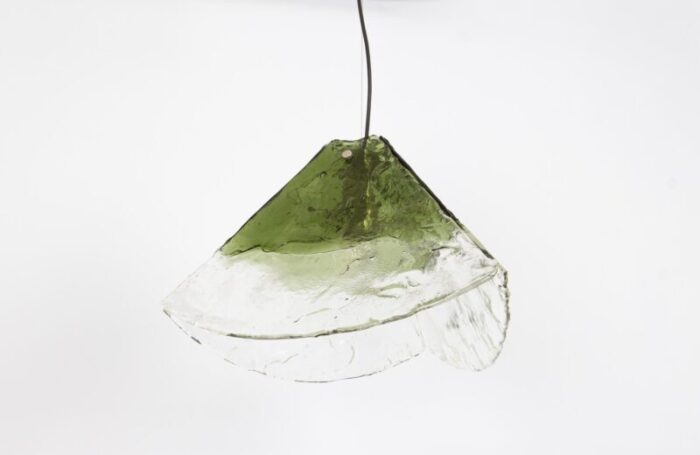 green murano pendant light in style of carlo nason attributed to kalmar 1970s 3