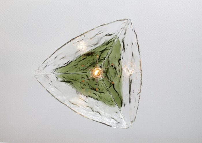 green murano pendant light in style of carlo nason attributed to kalmar 1970s 6