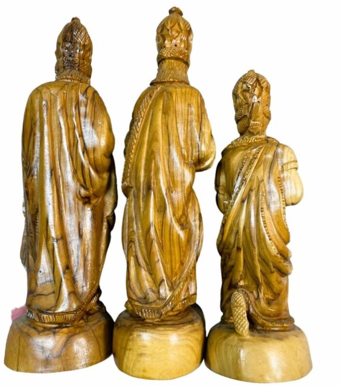 hand carved olive wood nativity set 9958