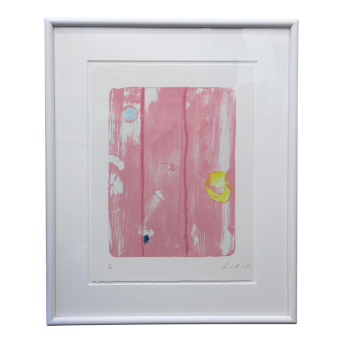 helen frankenthaler signed original lithograph reflections viii 5958