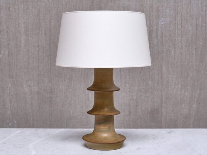 hoeganaes glazed ceramic table lamp from fagerhults belysning sweden 1960s 6