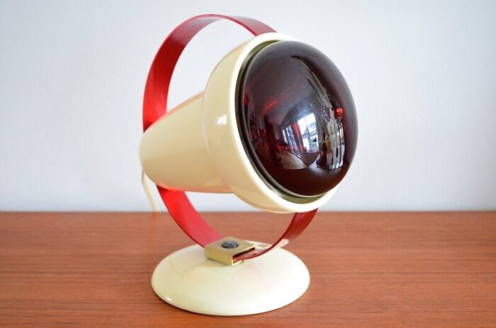 infraphil table lamp by charlotte perriand for philips 1950s 1